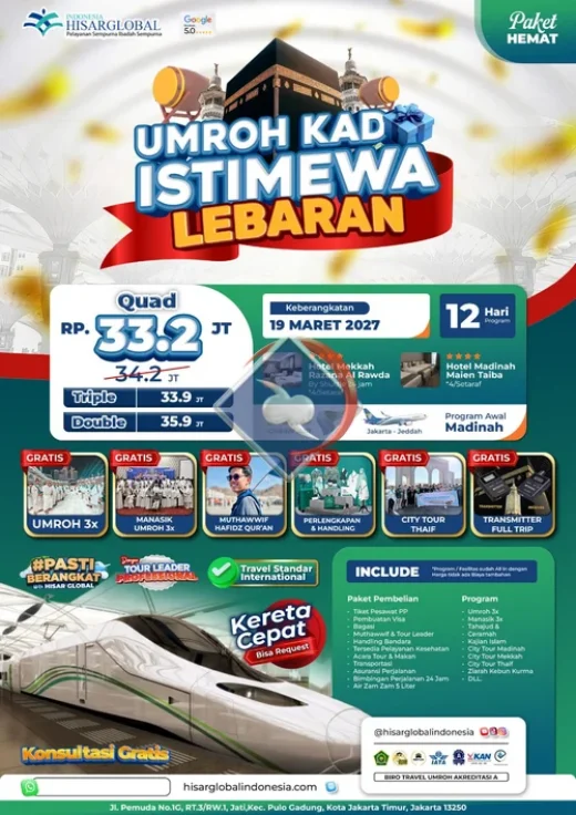 Umroh Lebaran Istimewa